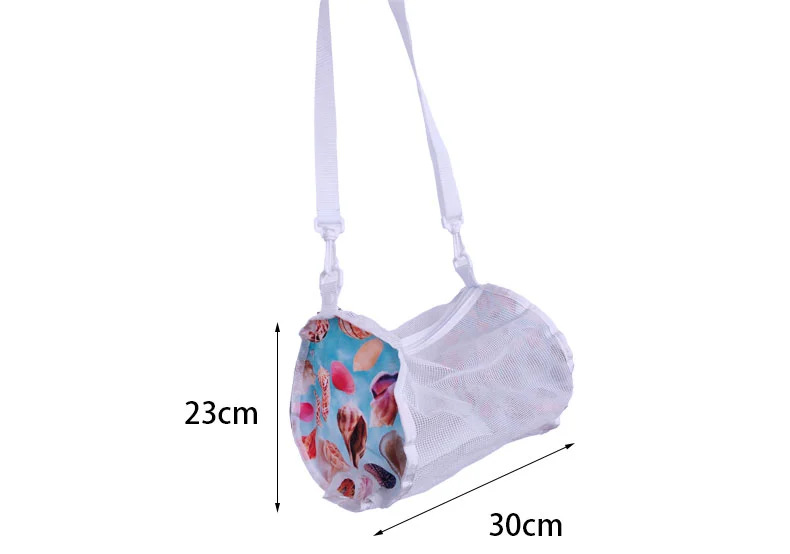 Cylindrical Mesh Travel Bag