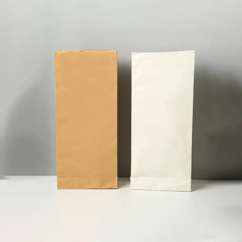 Giấy kraft trắng với túi giấy kraft tự nhiên